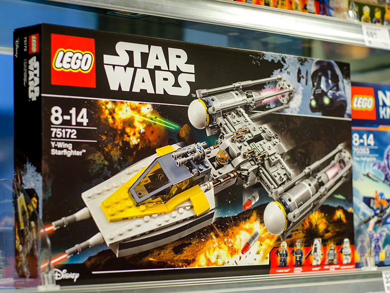 Boite de Lego Star Wars.