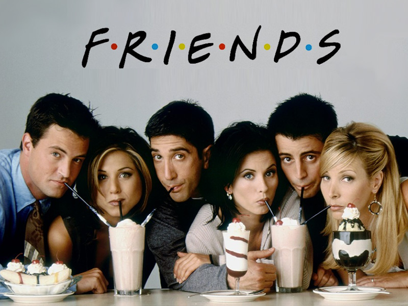 Personnages de la série américaine « Friends ».