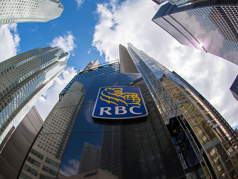 Édifice de la banque RBC à Toronto.