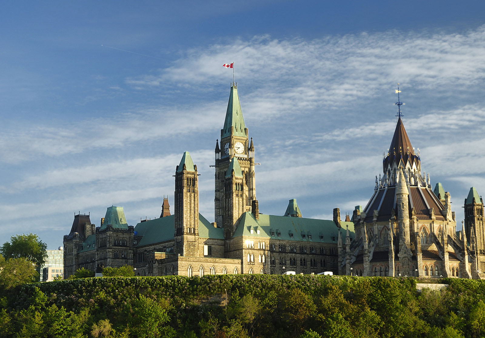 Colline du Parlement à Ottawa.
