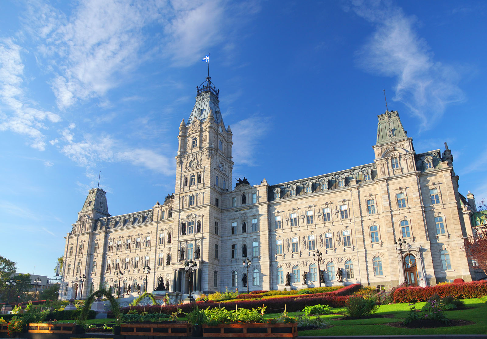 Extérieur de l'édifice du Parlement de Québec