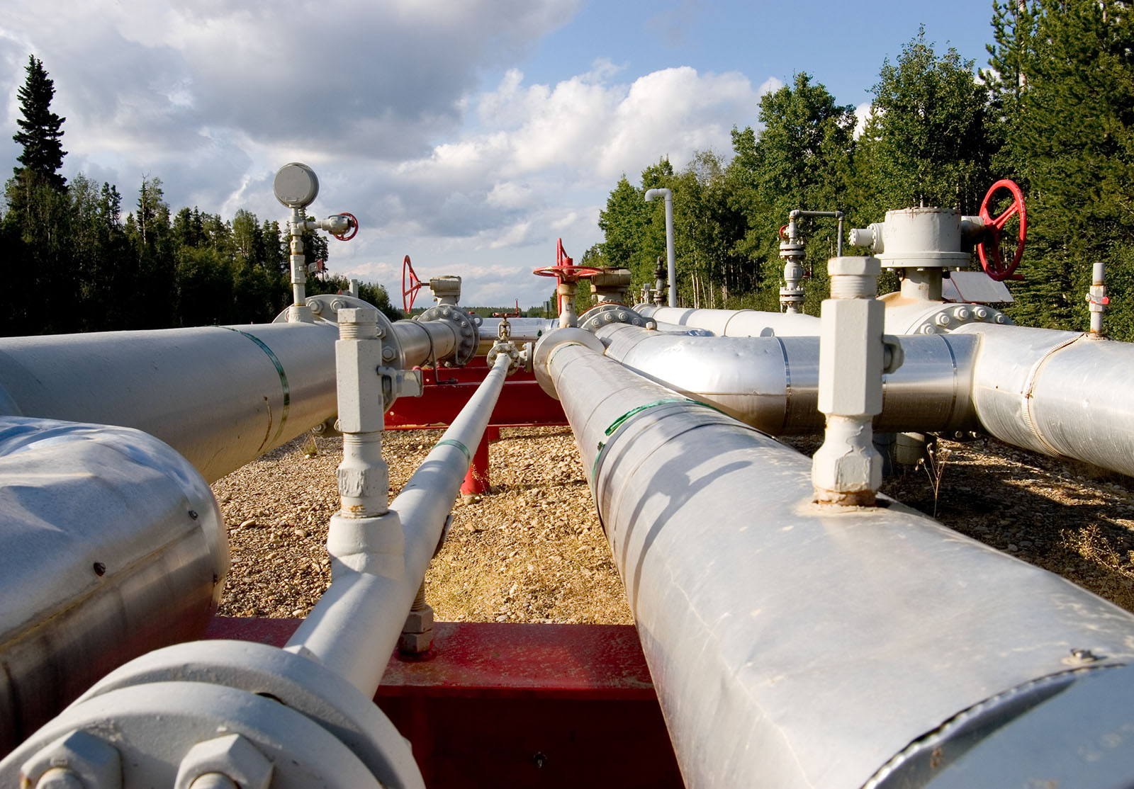 Gasfield pipeline in Alberta Canada.Pour voir mes autres images liées à l'industrie pétrolière